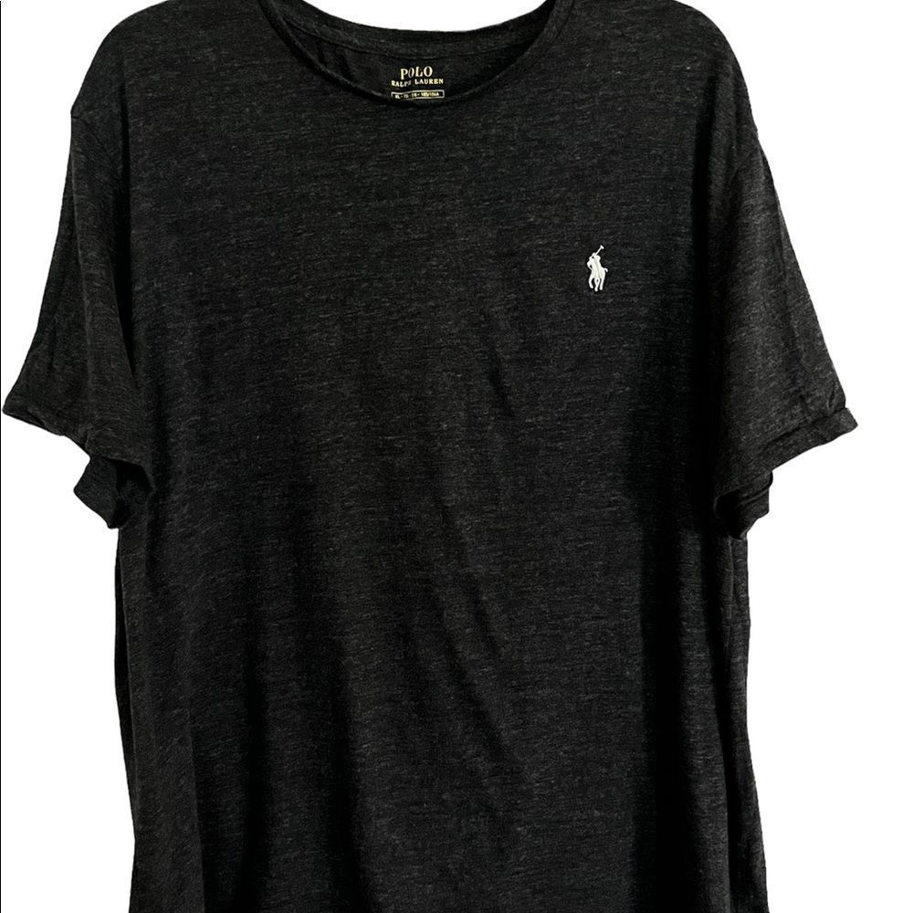 POLO Ralph Lauren Men’s T-shirt Sz XL Heathered Gray Logo Embroidered Stretch